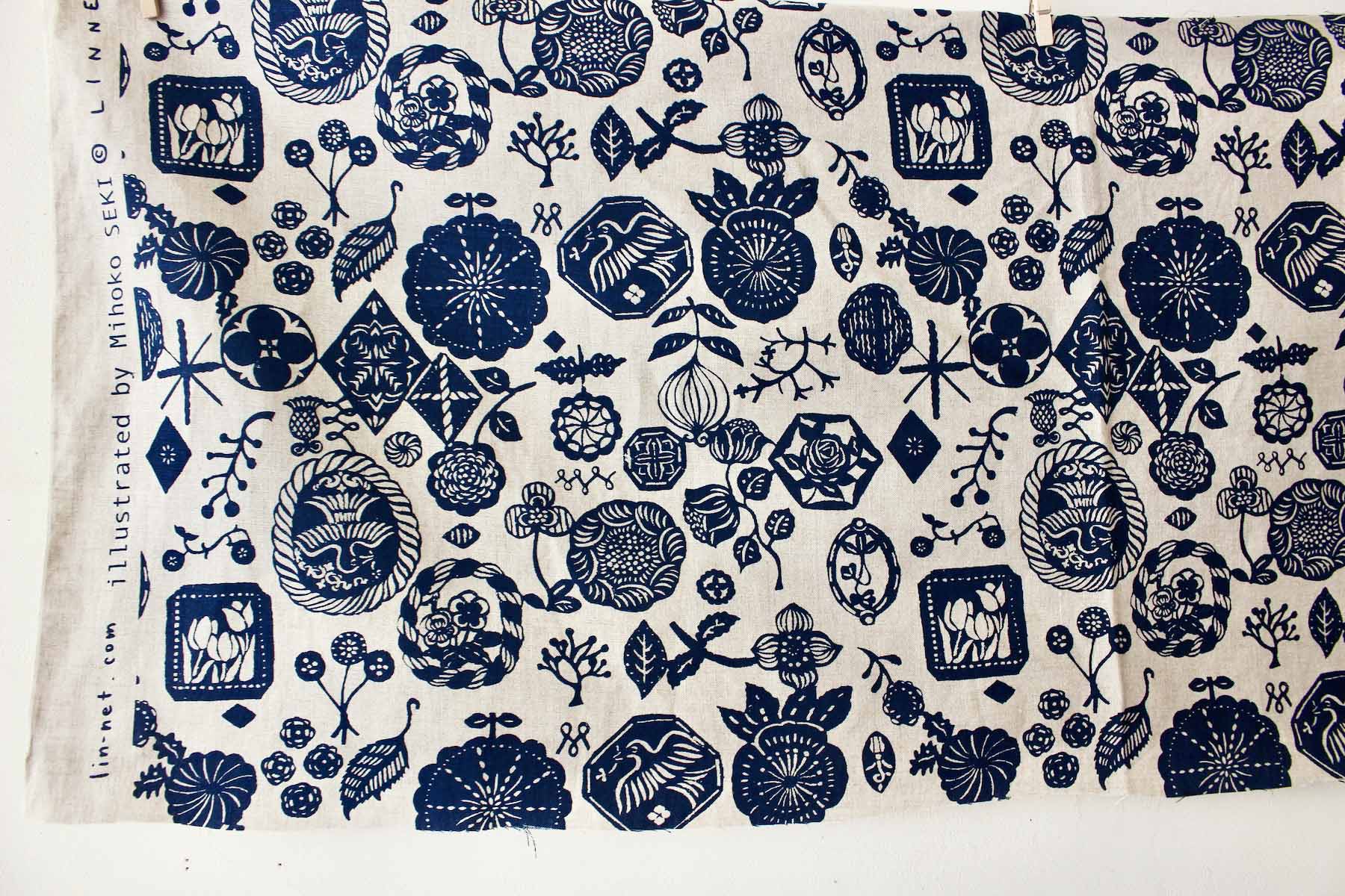 LINNET Printed linens リネット リネンプリント 関美穂子アーカイブ